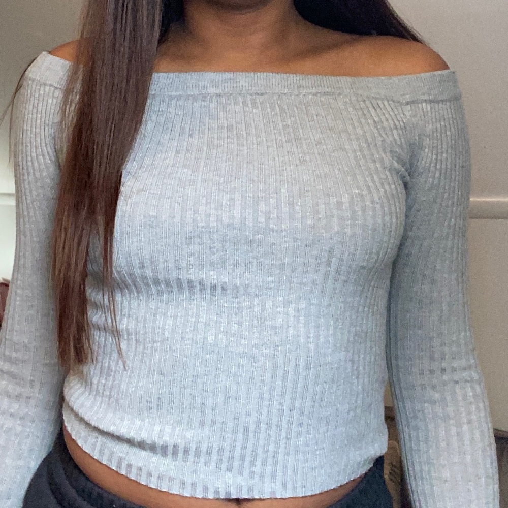 Off the shoulder sweater